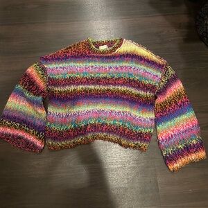 Colorful sweater women’s medium